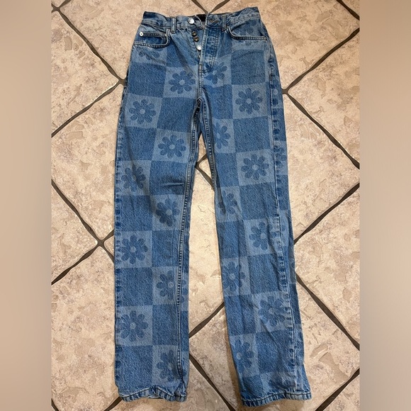 ASOS Womens Daisy Block Jean SZ 4 6 Womens Jeans Classic - Picture 5 of 5